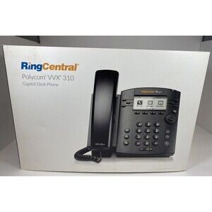 Polycom VVX 310 VoIP IP Phone & Stand AS IS VVX310